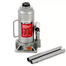 Домкрат гидравлический бутылочный, 10 т, h подъема 230-460 мм MATRIX 50767