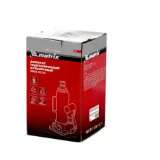 Домкрат гидравлический бутылочный, 12 т, h подъема 230-465 мм MATRIX 50768