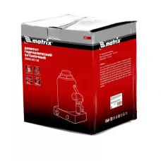 Домкрат гидравлический бутылочный, 30 т, h подъема 244-370 мм MATRIX 50771