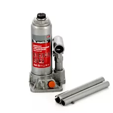 Домкрат гидравлический бутылочный, 2 т, h подъема 181-345 мм, в пластиковом кейсе MATRIX 50773