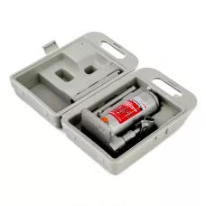 Домкрат гидравлический бутылочный, 4 т, h подъема 194-372 мм, в пластиковом кейсе MATRIX 50775