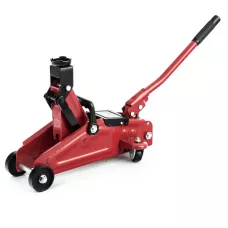 Домкрат гидравлический подкатной, 2 т, h подъема 140–285 мм, в пласт. кейсе, compact SPARTA 510084