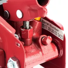 Домкрат гидравлический подкатной, 2 т, h подъема 140–285 мм, в пласт. кейсе, compact SPARTA 510084