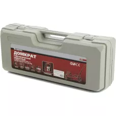 Домкрат гидравлический подкатный, 2 т, Н 135-385 мм MATRIX  51028