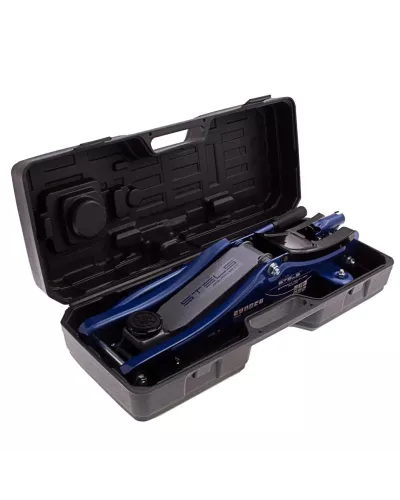 Домкрат гидравлический подкатной в пластиковом кейсе, 2 т, Low Profile, 80-380 мм Stels