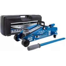 Домкрат гидравлический подкатной с фиксатором, 2.5 т, Safety Pin, 140-385 мм, в кейсе Stels