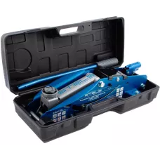 Домкрат гидравлический подкатной с фиксатором, 2.5 т, Safety Pin, 140-385 мм, в кейсе Stels