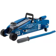 Домкрат гидравлический подкатной с фиксатором, 2.5 т, Safety Pin, 140-385 мм, в кейсе Stels