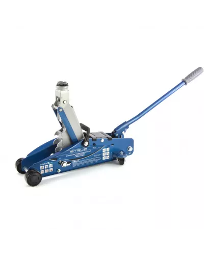 Домкрат гидравлический подкатной 2.5 т, с фиксатором, Safety Pin, 140-385 мм Stels