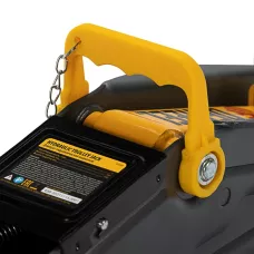 Домкрат гидравлический DENZEL подкатной с фиксатором, 2 т, 130-330 мм