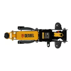 Домкрат гидравлический DENZEL подкатной с фиксатором, 2,8 т, 135-385 мм