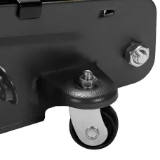 Домкрат гидравлический DENZEL подкатной с фиксатором, 2,8 т, 135-385 мм