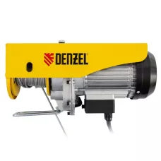 Тельфер электрический DENZEL TF-500, 0.5 т, 1020 Вт, высота 12 м, 10 м/мин