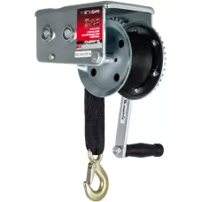 Лебедка шестеренчатая, тяга 0,8 т, ленточная MATRIX 522715