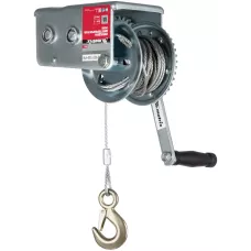 Лебедка шестеренчатая, тяга 0,8 т, тросовая MATRIX 522735