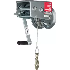 Лебедка шестеренчатая, тяга 0,8 т, тросовая MATRIX 522735