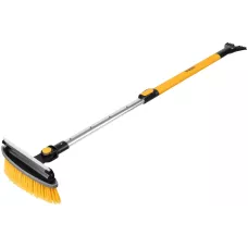 Щетка-сметка со скребком DENZEL телескоп, поворотная голова, водосгон 950-1320 мм