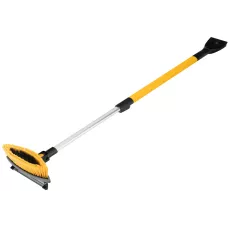 Щетка-сметка со скребком DENZEL телескоп, поворотная голова, водосгон 950-1320 мм