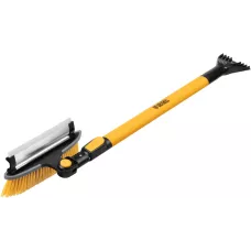 Щетка-сметка со скребком DENZEL телескоп, поворотная голова, водосгон 950-1320 мм