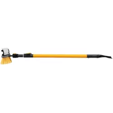 Щетка-сметка со скребком DENZEL телескоп, поворотная голова, водосгон 950-1320 мм