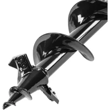 Шнек для грунта DENZEL ER-80, диаметр 80 мм, длина 800 мм,соединение 20 мм, съемный нож