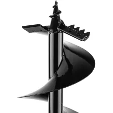 Шнек для грунта DENZEL ER-200, диаметр 200 мм, длина 800 мм,соединение 20 мм, съемный нож