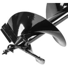 Шнек для грунта DENZEL ER-250, диаметр 250 мм, длина 800 мм,соединение 20 мм, съемный нож