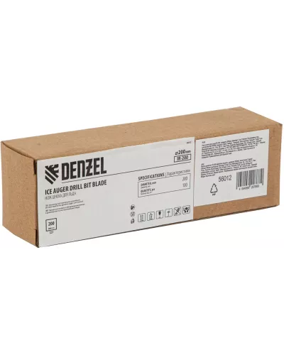 Нож шнека для льда IR-200, диаметр 200 мм, комплект 2 шт Denzel