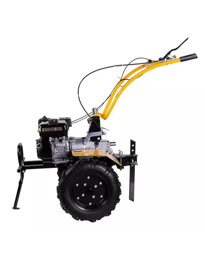 Мотоблок DPT-370X, 7 л.с, дисковое сцепление, ширина 90 см, глубина 35 см, фрез 3 х 4, ВОМ, передачи 3В/1Н Denzel