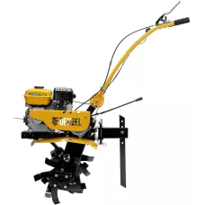 Мотоблок DENZEL DPT-270SB, 7 л.с., ремен.сцеп, фрез 3х4, ШОМ, без колес, передачи 2В/1Н