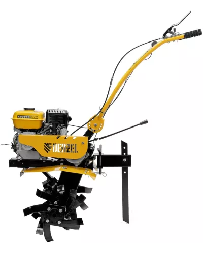 Мотоблок DPT-270SB, 7 л.с., ремен.сцеп, фрез 3х4, ШОМ, без колес, передачи 2В/1Н// Denzel