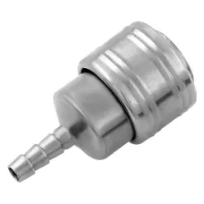 Муфта универсальная быстросъемная ("мама"), 1/4, со штуцером "елка" под шланг 6 мм, 2 шт, Stels