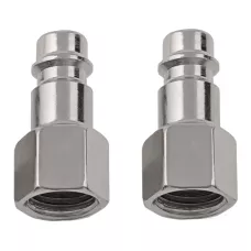 Ниппель универсальный быстросъемный ("папа"), 1/4, внутренняя резьба, 2 шт, Stels
