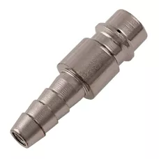 Ниппель универсальный быстросъемный ("папа"), 3/8, со штуцером "елка" под шланг 6 мм, 2 шт, Stels