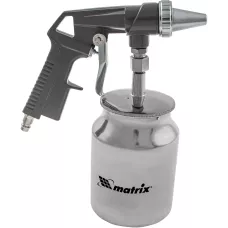 Пистолет пескоструйный с нижним бачком, пневматический MATRIX 57326