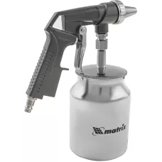 Пистолет пескоструйный с нижним бачком, пневматический MATRIX 57326
