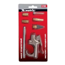 Набор продувочный пистолет в комплекте с насадками MATRIX 57336