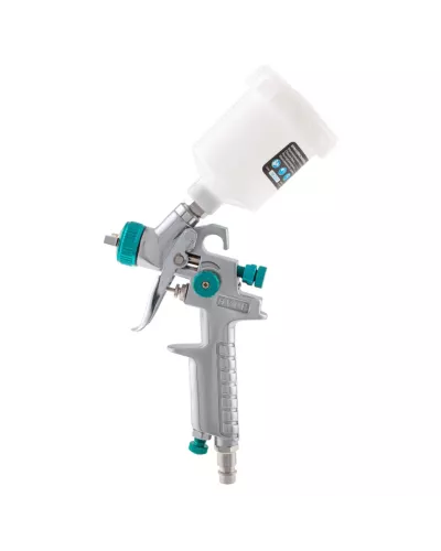 Краскораспылитель AG 810 HVLP, гравитационный, сопло 0.8 мм и 1 мм Stels
