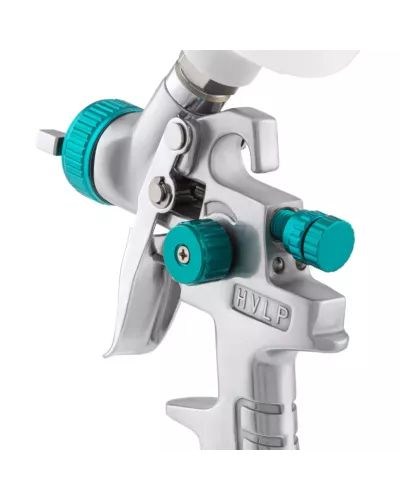 Краскораспылитель AG 810 HVLP, гравитационный, сопло 0.8 мм и 1 мм Stels