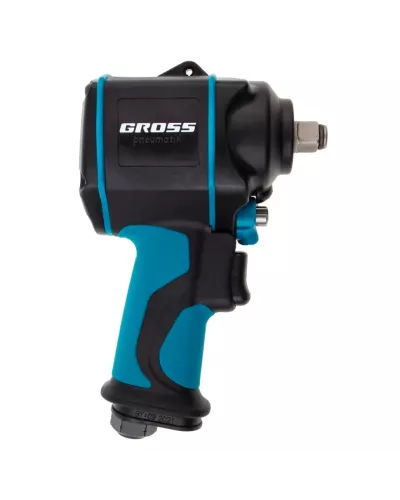 Гайковерт пневматический ударный G985, 1/2, Twin Hammer, 610 Нм, 9000 об/мин, композитный Gross