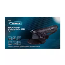 Угловая шлифмашина пневматическая GROSS G506, 5", 11000 об/мин 57454