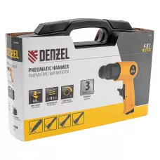 Пневматический молоток DENZEL НР4500 + набор насадок, 113 л/мин, 4500 уд/мин