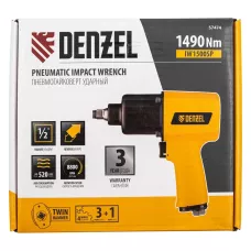 Пневмогайковерт ударный DENZEL IW1500SP, 1/2, 8800 об/мин, 1490 Нм