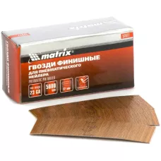 Гвозди финишные 23GA для нейлера D 0,64 мм, длина 22 мм MATRIX 57677