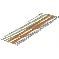 Гвозди DENZEL для пнев. нейлера (оцинк.), длина - 65 мм, диам. - 2,9 мм, 2000 шт.