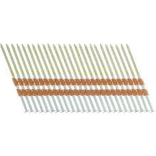 Гвозди DENZEL для пнев. нейлера (оцинк.), длина - 90 мм, диам. - 3,05 мм, 2000 шт.