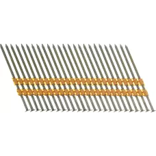 Гвозди DENZEL для пнев. нейлера (крашен.), длина - 90 мм, диам. - 3,05 мм, 2000 шт.