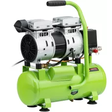 Компрессор безмаслянный малошумный МБ 750/10,750 Вт, 10 л, 150 л/мин// Сибртех