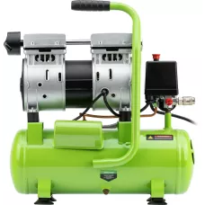 Компрессор безмаслянный малошумный МБ 750/10,750 Вт, 10 л, 150 л/мин// Сибртех