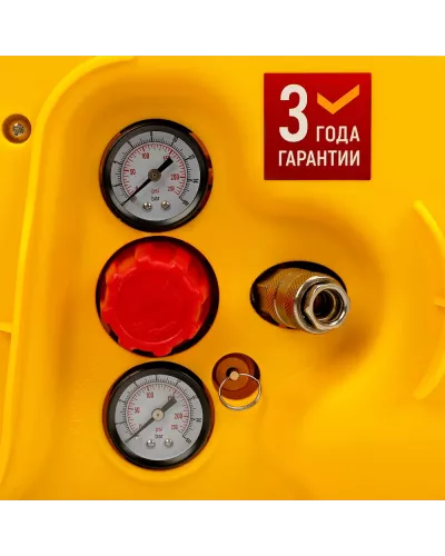 Компрессор воздушный DL1300, 10 бар, 1,3 кВт 180 л/мин 5 л, с набором аксессуаров// Denzel